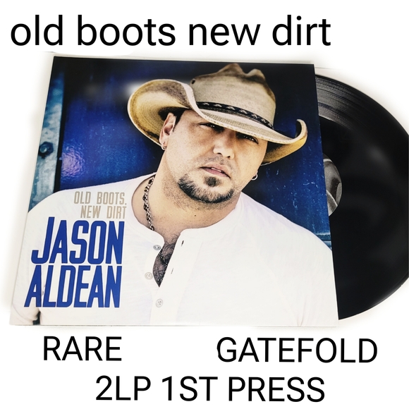RARE Jason Aldean Old Boots New Dirt 2LP Gatefold Vinyl Record - Picture 1 of 6